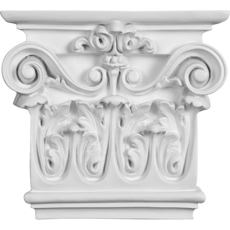 DWELLINGDESIGNS 7.5 x 8.63 x 2.5 in. Artis Onlay Capital Fits Pilasters Up to 5.25 x 0.5 in. DW281715